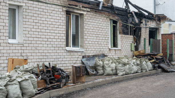 Professional Fire Damage Removal technician working in Princeton, FL